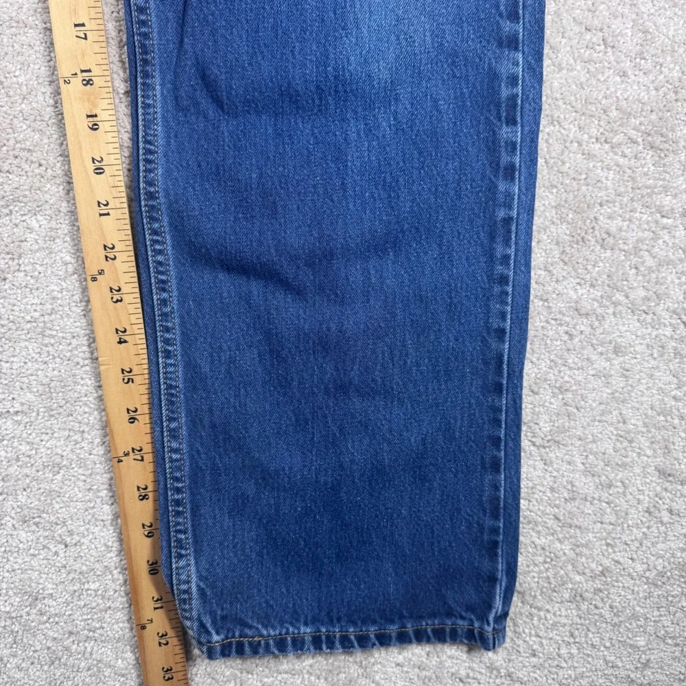 Levis 505 Regular Straight Leg Jeans Mens 40x32‎ Medium Wash Blue Denim 505-0216